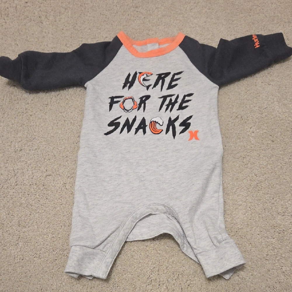 Hurley Baby 3 Month Outfit Onsie